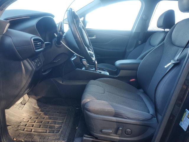 5NMS3CAD1KH121982 - 2019 HYUNDAI SANTA FE SEL أسود صورة 7