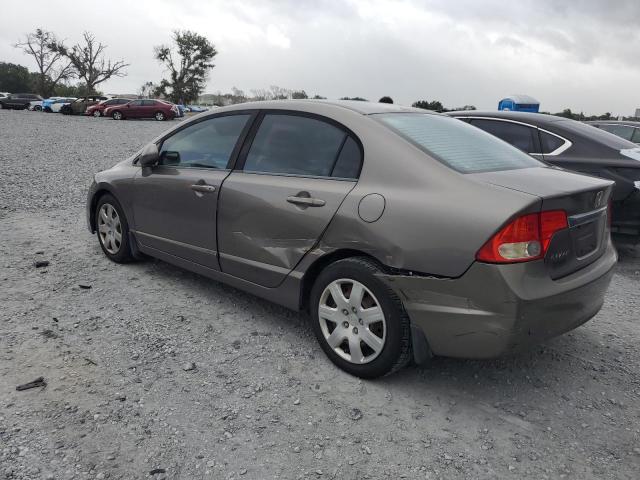 1HGFA16559L013890 - 2009 HONDA CIVIC LX ნაცრისფერი ფოტო 2