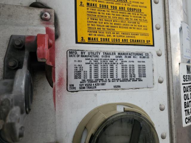 1UYVS2534K2511007 - 2019 UTILITY VS2RA Սպիտակ լուսանկար 10