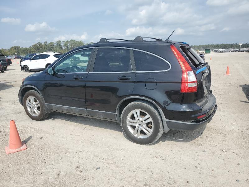 5J6RE3H77AL042638 - 2010 HONDA CR-V EXL BLACK photo 2