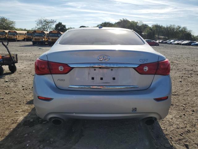 JN1BV7AR1EM704825 - 2014 INFINITI Q50 BASE Silber Foto 6