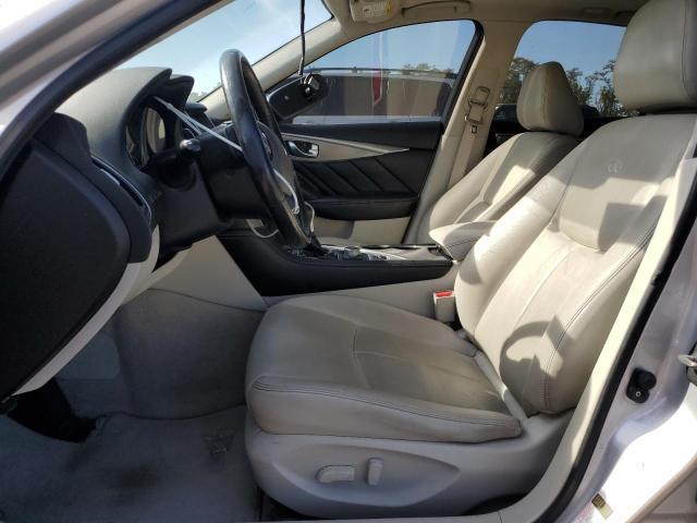 JN1BV7AR1EM704825 - 2014 INFINITI Q50 BASE Silber Foto 7