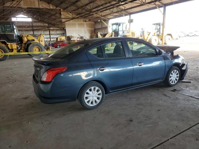 3N1CN7AP6FL806314 - 2015 NISSAN VERSA S BLUE photo 3