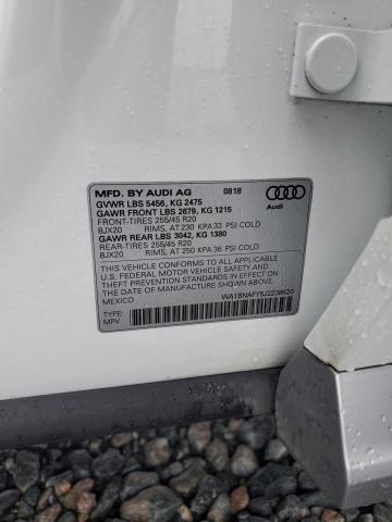 WA1BNAFY5J2238620 - 2018 AUDI Q5 PREMIUM PLUS WHITE photo 13