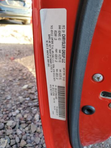 2B3CJ5DT9AH314093 - 2010 DODGE CHALLENGER R/T RED photo 12