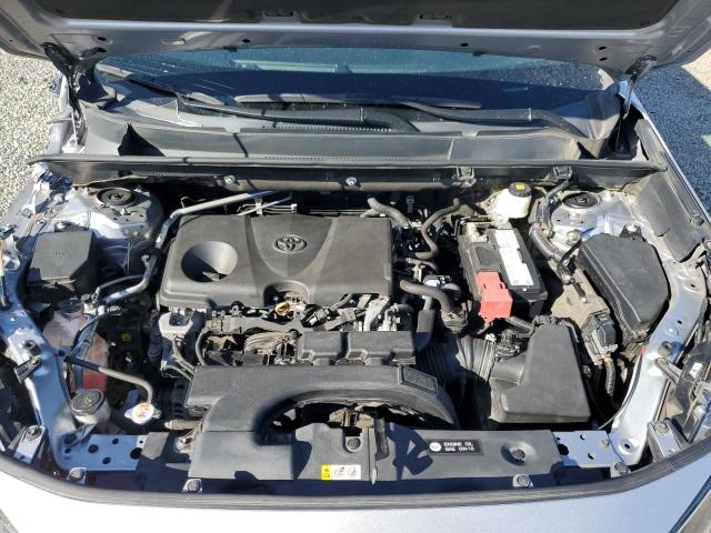 2T3H1RFV9MC167144 - 2021 TOYOTA RAV4 LE SILVER photo 12