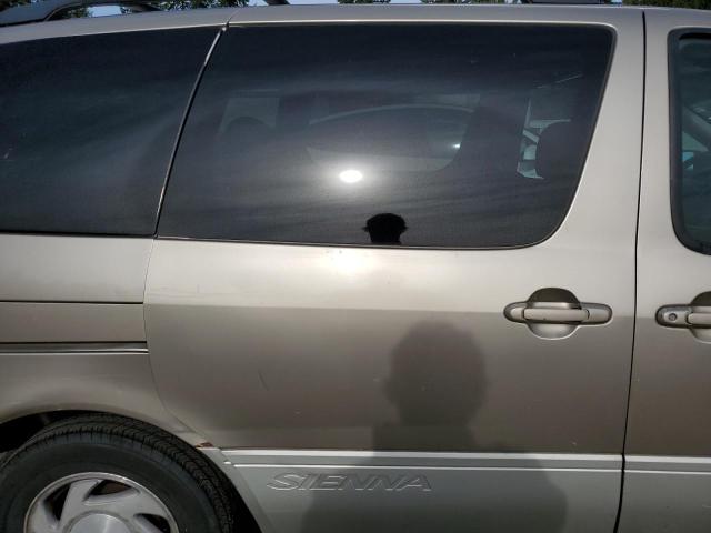 4T3ZF13C6YU258869 - 2000 TOYOTA SIENNA LE ოქროსფერი ფოტო 11