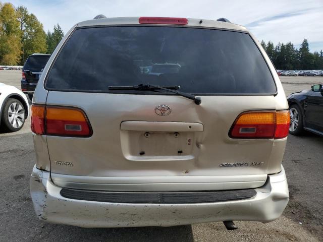 4T3ZF13C6YU258869 - 2000 TOYOTA SIENNA LE ოქროსფერი ფოტო 6