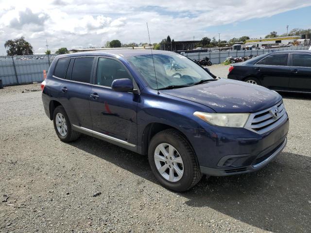 5TDZA3EH4CS030821 - 2012 TOYOTA HIGHLANDER BASE Blau Foto 4