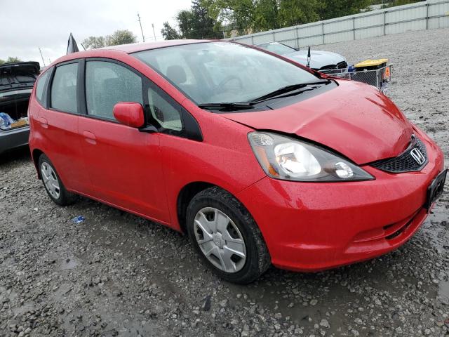 JHMGE8H32DC003286 - 2013 HONDA FIT RED photo 4