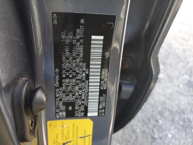 JTEEP21A740049640 - 2004 TOYOTA HIGHLANDER BLUE photo 13