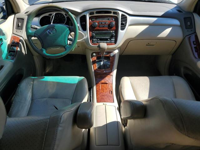 JTEEP21A740049640 - 2004 TOYOTA HIGHLANDER BLUE photo 8