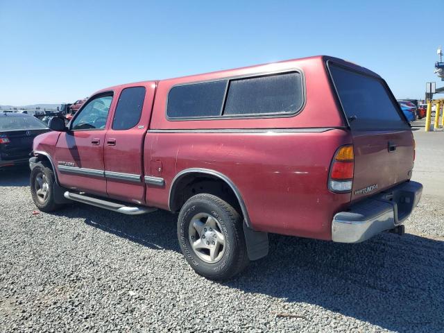 5TBRT3412YS040925 - 2000 TOYOTA TUNDRA ACCESS CAB RED photo 2