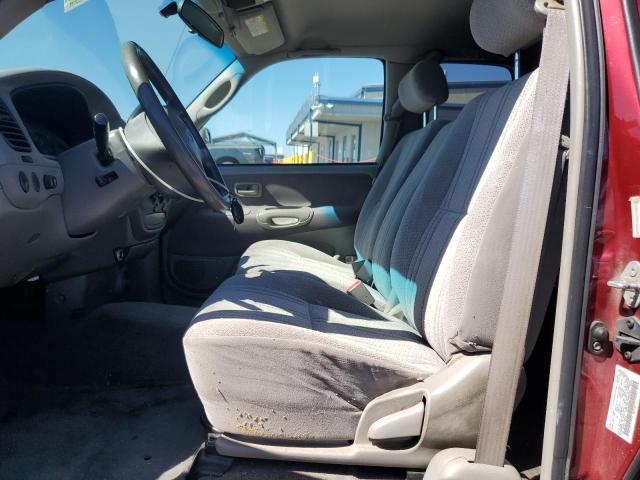 5TBRT3412YS040925 - 2000 TOYOTA TUNDRA ACCESS CAB RED photo 7