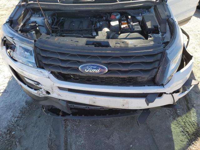 1FM5K8AR6JGB92282 - 2018 FORD EXPLORER POLICE INTERCEPTOR თეთრი ფოტო 12