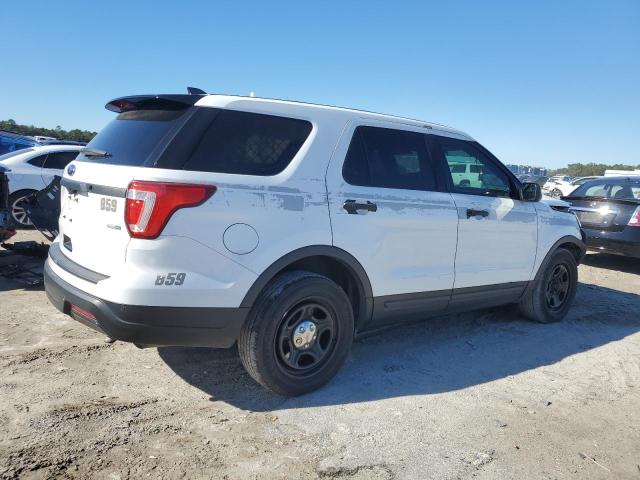 1FM5K8AR6JGB92282 - 2018 FORD EXPLORER POLICE INTERCEPTOR თეთრი ფოტო 3