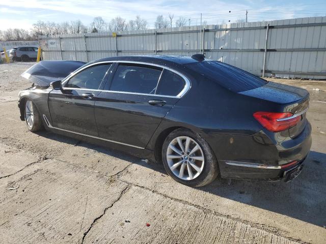 WBA7E4C53JGV24022 - 2018 BMW 740 XI BLACK photo 2