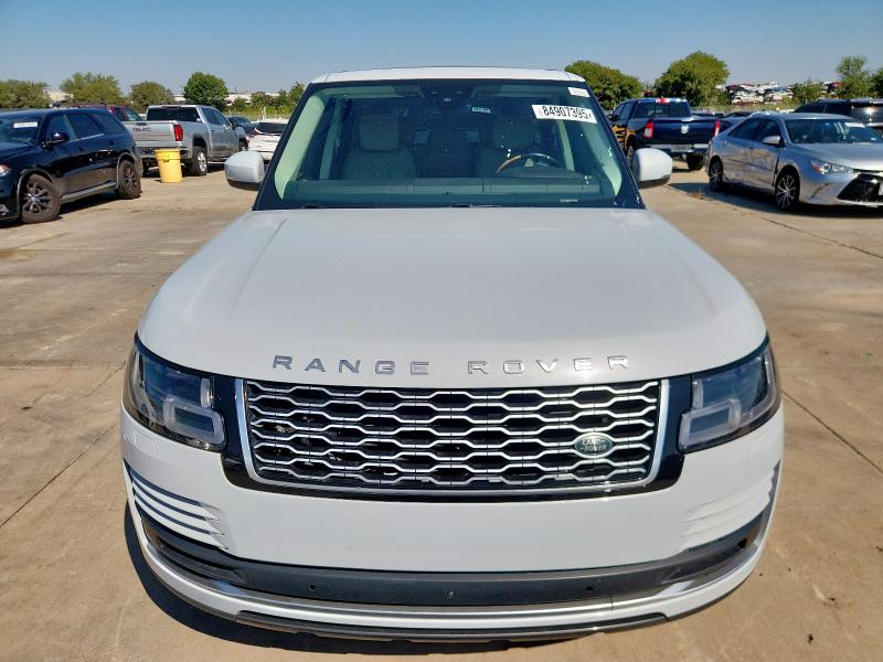 SALGS2RU1LA571319 - 2020 LAND ROVER RANGE ROVE HSE WHITE photo 5