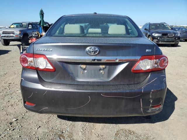 JTDBU4EE8B9160490 - 2011 TOYOTA COROLLA BASE GRAY photo 6