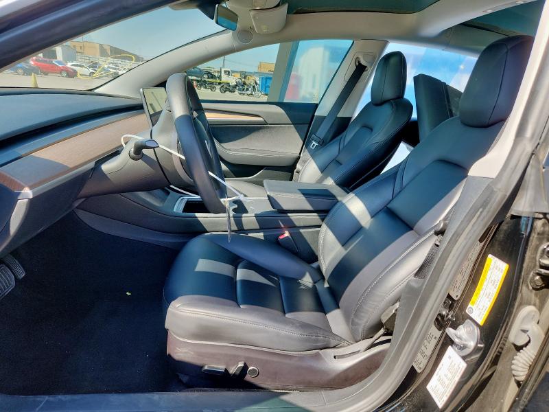 5YJ3E1EA7PF469247 - 2023 TESLA MODEL 3 أسود صورة 7