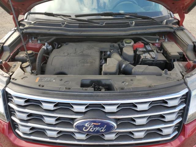 1FM5K7F86HGB80850 - 2017 FORD EXPLORER LIMITED 红色 照片 12