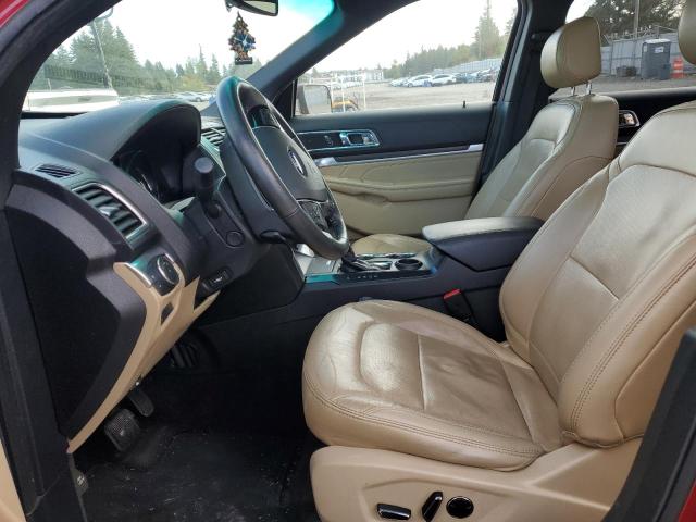 1FM5K7F86HGB80850 - 2017 FORD EXPLORER LIMITED 红色 照片 7