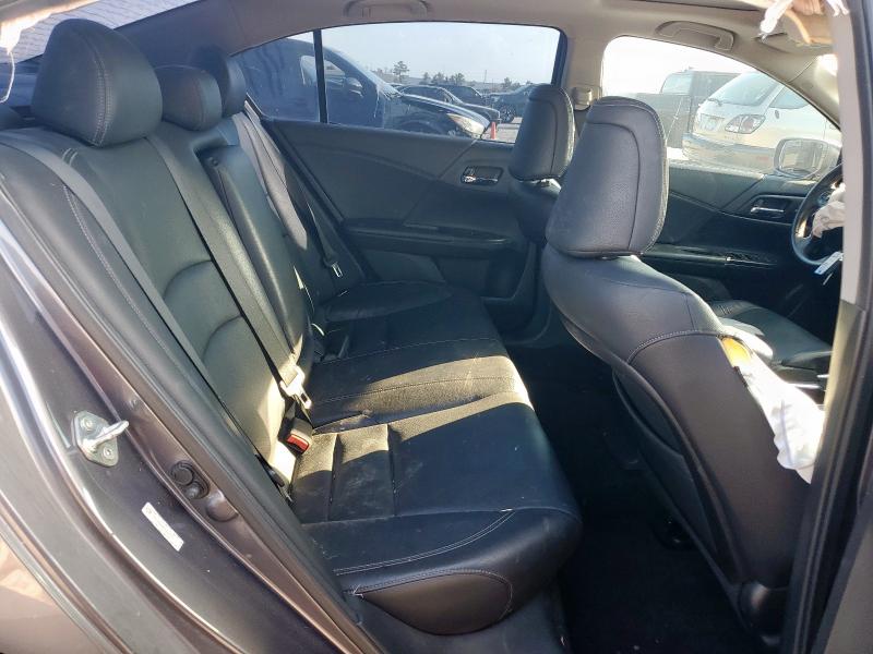 1HGCR3F81EA043220 - 2014 HONDA ACCORD EXL GRAY photo 10