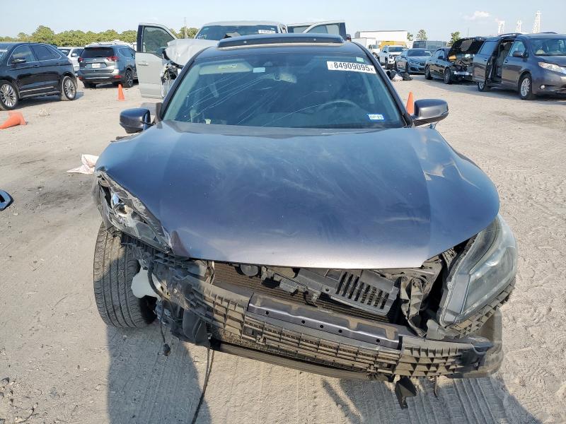 1HGCR3F81EA043220 - 2014 HONDA ACCORD EXL GRAY photo 5