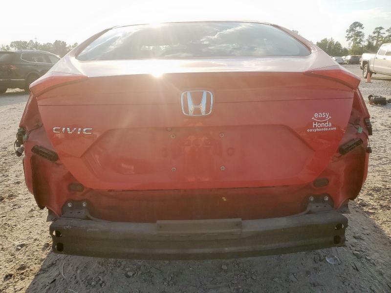 2HGFC2F63KH535526 - 2019 HONDA CIVIC LX 红色 照片 6
