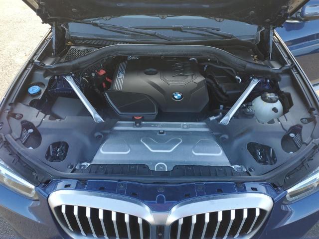 5UX43DP04R9U16453 - 2024 BMW X3 SDRIVE30I BLUE photo 12