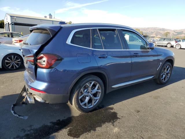 5UX43DP04R9U16453 - 2024 BMW X3 SDRIVE30I BLUE photo 3