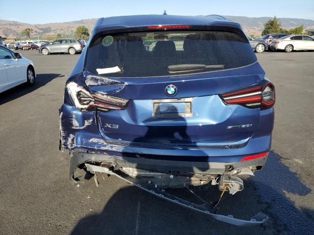 5UX43DP04R9U16453 - 2024 BMW X3 SDRIVE30I BLUE photo 6