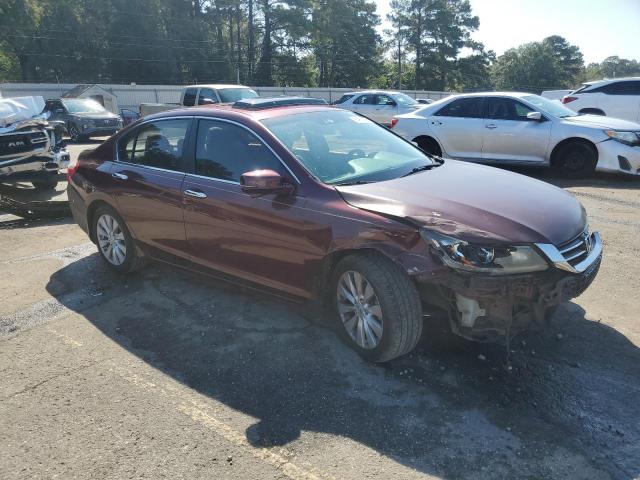 1HGCR2F84DA180547 - 2013 HONDA ACCORD EXL BURGUNDY photo 4