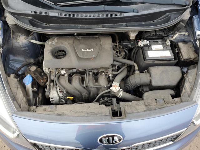 KNADN4A32G6629251 - 2016 KIA RIO EX BLUE photo 11
