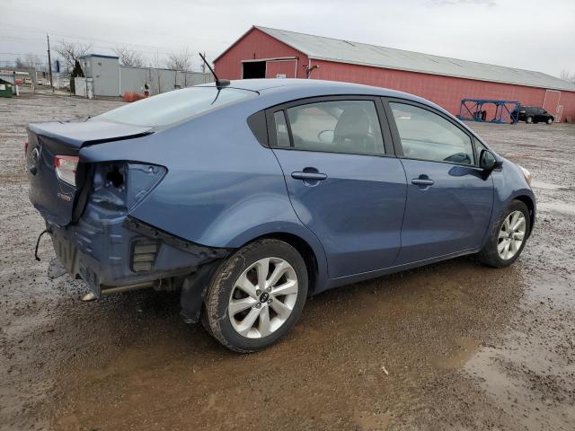 KNADN4A32G6629251 - 2016 KIA RIO EX BLUE photo 3