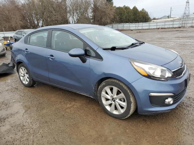 KNADN4A32G6629251 - 2016 KIA RIO EX BLUE photo 4