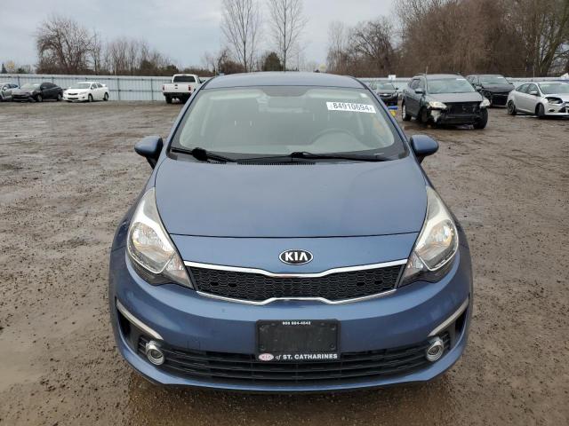 KNADN4A32G6629251 - 2016 KIA RIO EX BLUE photo 5