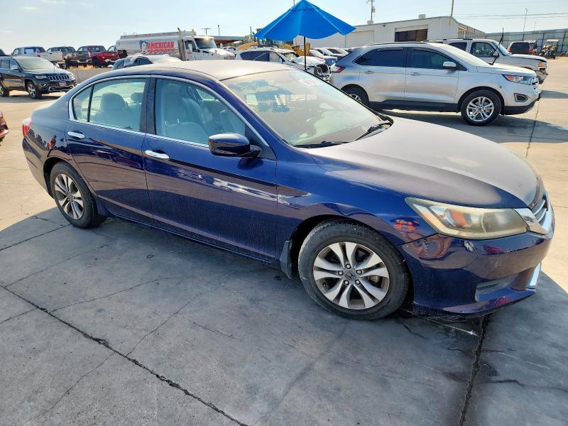 1HGCR2F36DA253972 - 2013 HONDA ACCORD LX 蓝色 照片 4