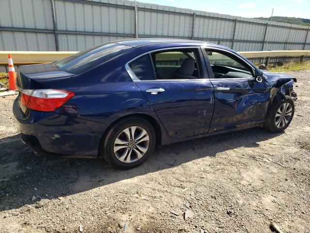 1HGCR2F36FA232364 - 2015 HONDA ACCORD LX BLUE photo 3