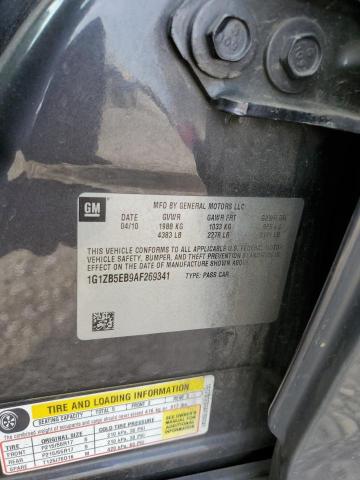 1G1ZB5EB9AF269341 - 2010 CHEVROLET MALIBU LS 石墨色 照片 23