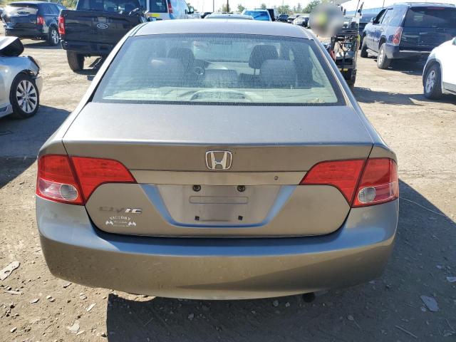 1HGFA16517L136437 - 2007 HONDA CIVIC LX GRAY photo 6