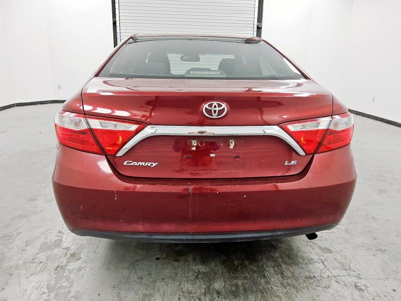 4T1BF1FK5HU661173 - 2017 TOYOTA CAMRY LE BURGUNDY photo 6