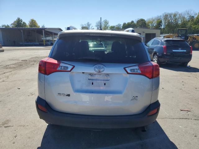 JTMBFREV3ED078076 - 2014 TOYOTA RAV4 LE SILVER photo 6