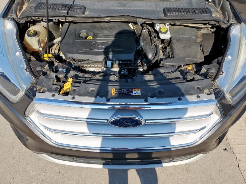 1FMCU0HDXJUA47857 - 2018 FORD ESCAPE SEL Графитовый фото 11