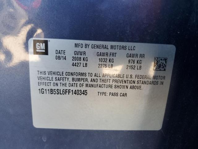 1G11B5SL6FF140345 - 2015 CHEVROLET MALIBU LS Mavi foto 12