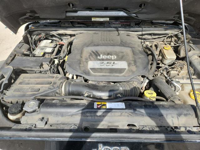 1C4BJWEG4DL698616 - 2013 JEEP WRANGLER U SAHARA 黑色 照片 12