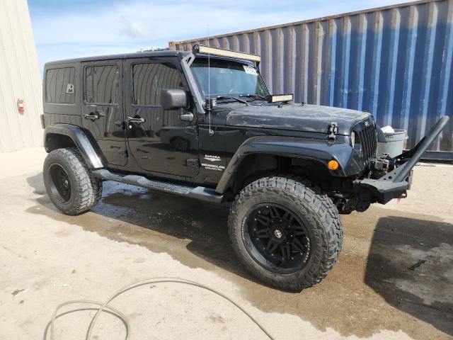 1C4BJWEG4DL698616 - 2013 JEEP WRANGLER U SAHARA 黑色 照片 4