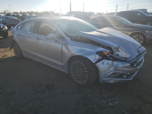 3FA6P0T92HR283387 - 2017 FORD FUSION SE SILVER photo 4