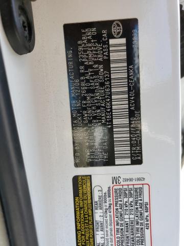 4T1BE46K47U636137 - 2007 TOYOTA CAMRY CE 白色 照片 12