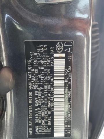 2T1BU4EE2DC019671 - 2013 TOYOTA COROLLA BASE CHARCOAL photo 12